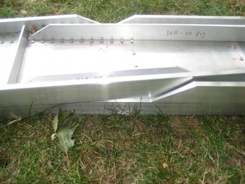 Top spar caps, aft face