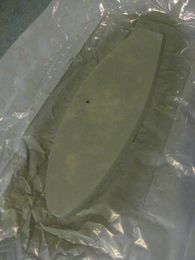 Prime painting the fiberglass wingtips.