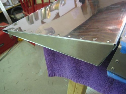 Outboard end of right elevator