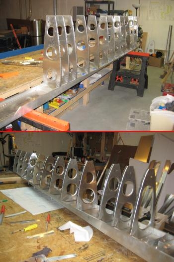 All forward and aft ribs drilled.