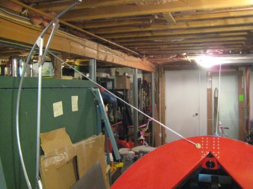 Completed restraint.