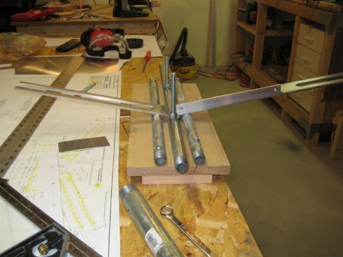 T06-03 in the bending jig.