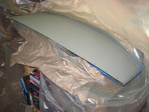 Finished priming the wing tip