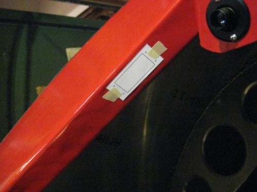 The cockpit remote will go in the flange of the former directly behind the passenger seat.