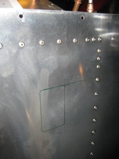 Using the piece that will become the exterior skin of the vent I traced it onto the skin