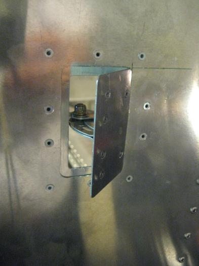 Here is the same view, but with the vent in the OPEN position.