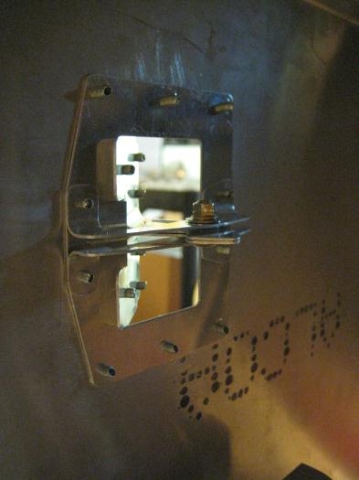 From the inside, the vent in the OPEN position