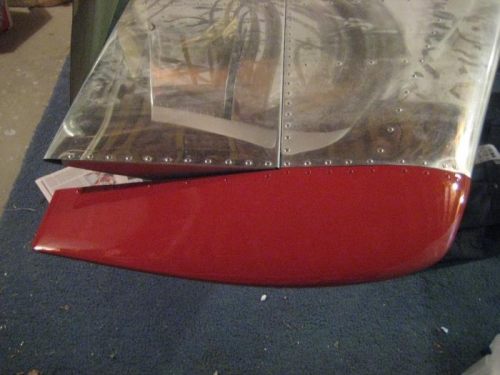 Masking tape removed.