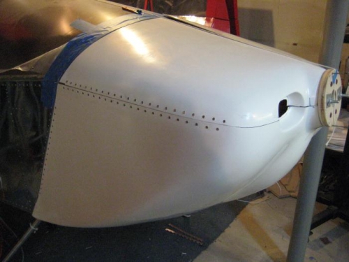 Cowl pinned together