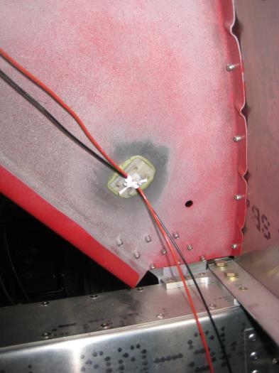 One to hold the LED cockpit light wires