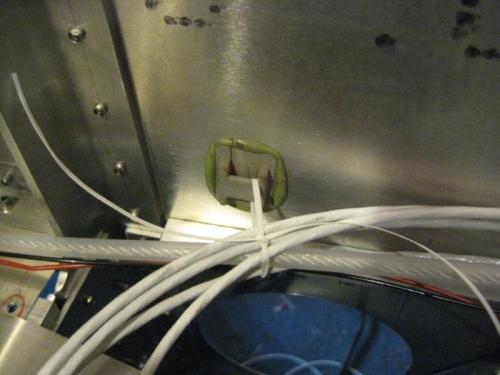 And this is what one looks like, with temporary string holding things in place.