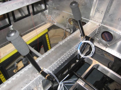 Test fitting the control assembly.