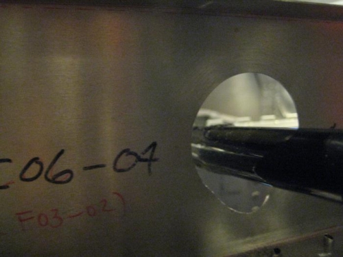 Enlarged the hole in C06-04 to allow the pushrod to travel fully