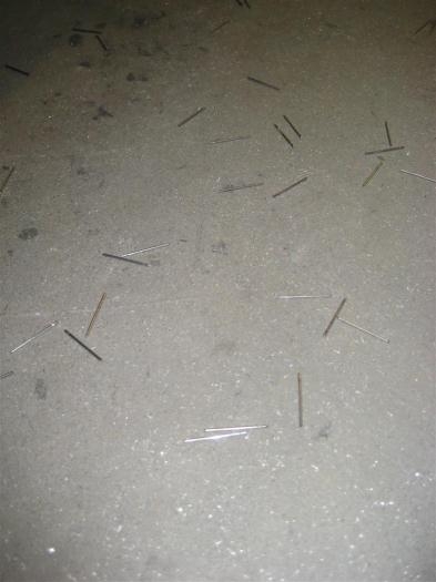 Lots of rivet mandrels to pick up.