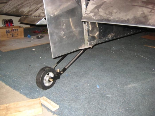 The tailwheel finally gets to touch down.