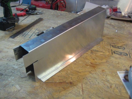 Cutting notches to clear fuselage structures