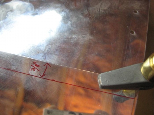 Leading edge skin with 3/8