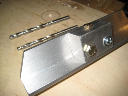 The vertical bolt and the stainless horizontal bolts were temporary for alignment