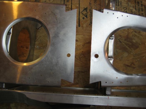 Modifying the two root ribs per the plans.