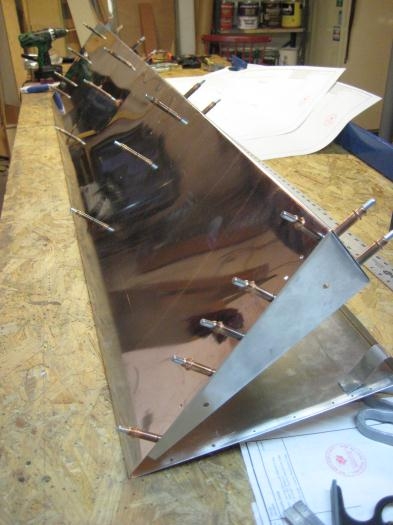 2 of 3 sides of all ribs updrilled