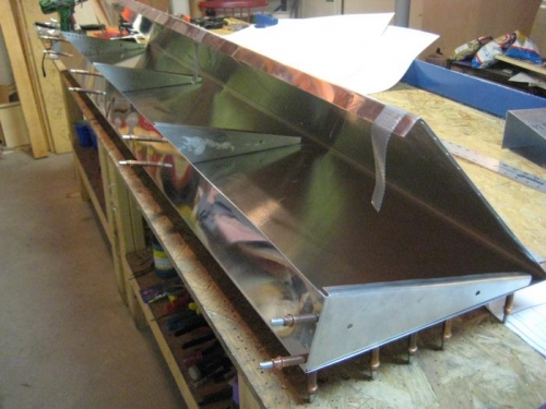 Getting ready to close the skin over the ribs, to drill into the ribs on their 3rd side