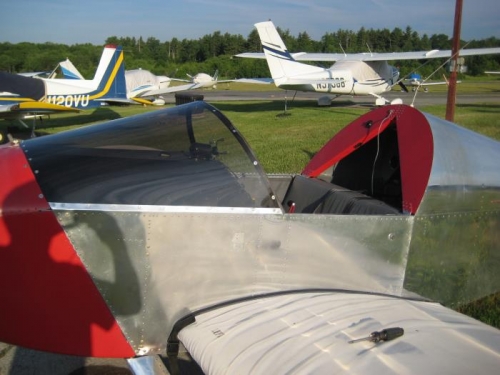 Cockpit without canopy