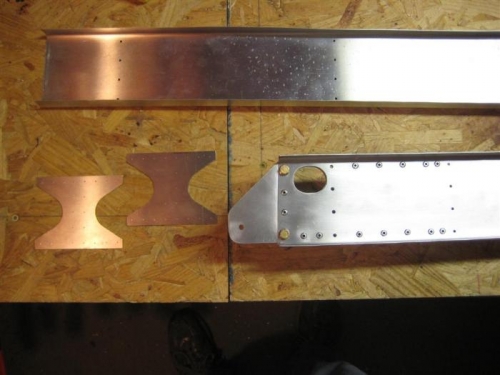 W12-04 splice plates + finished W12-01 rear spar root