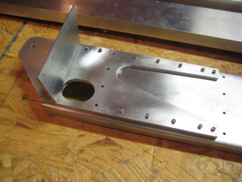 Opposite side of rear spar root