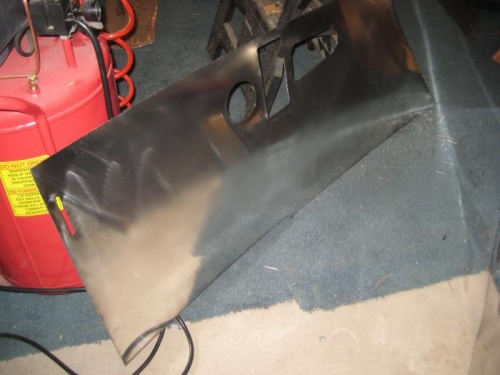 Left forward fuselage skin