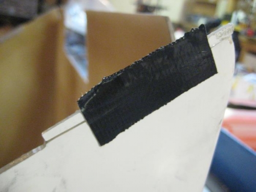 Anothe little fiberglass repair.