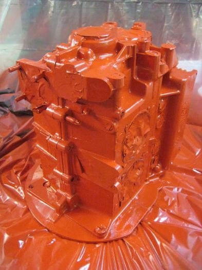 Chevy engine orange!