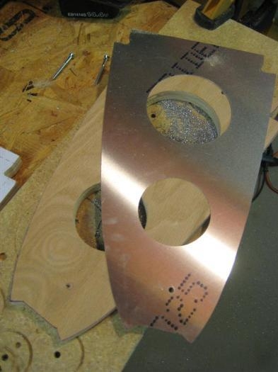 The finished product. A little deburring and it's ready for flanging & bending