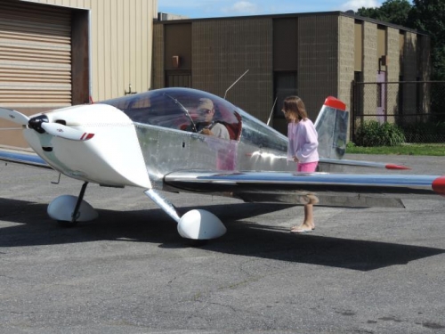 My daughter Sophia waiting