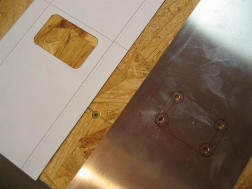 Cut-out in rear spar