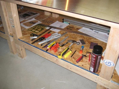 It takes lots of little tools...