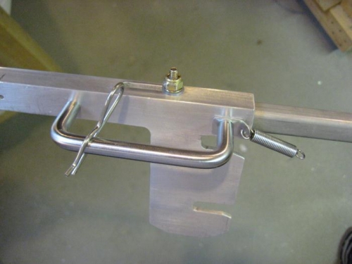 New (per plans) canopy slide handle.