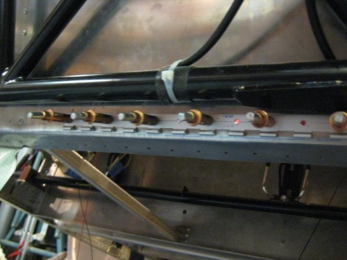 Hinge updrilled and cleco'd.