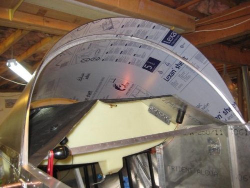 Windscreen and bow successfully test fit.