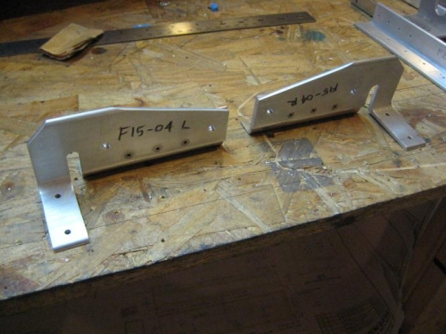 Rudder pedal brackets