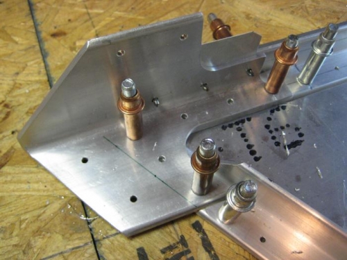 Upper motor mount angle (note .032 ship btwn angle and longeron)