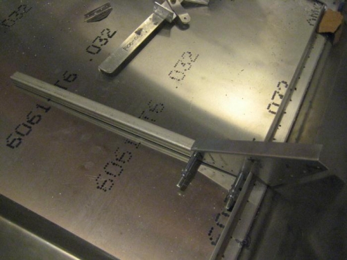 Floor stiffender and gusset.