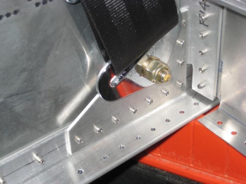 Outside seatbelt attachment