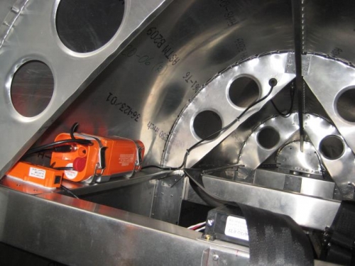 ELT installed. Small rectangle is audio that sounds if the ELT is activated.