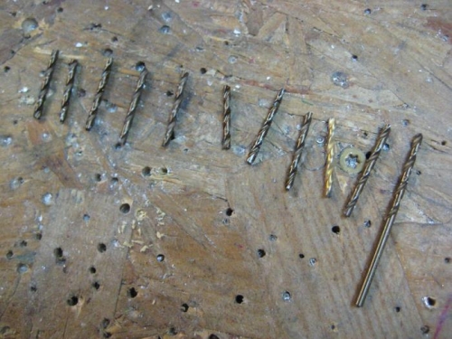 11 bits broken to get 10 holes!