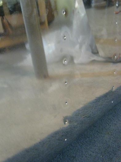 Leading edge dimples