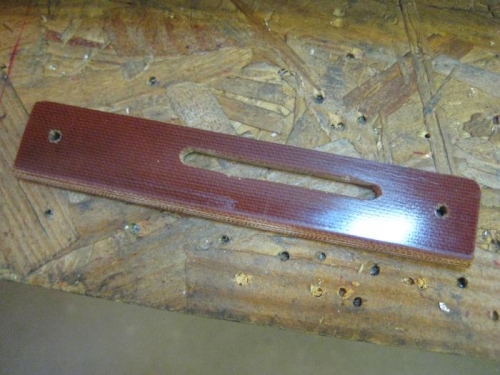 One of the two phenolic slides.