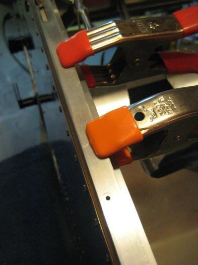 Located the hole by drilling through the 3/32