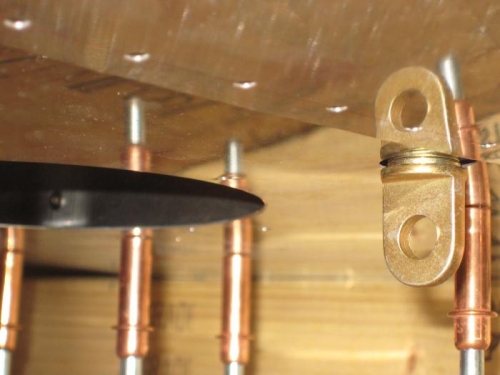 Wing tie-down bolt installed.