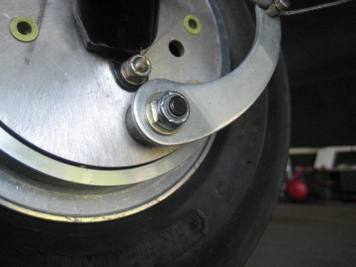 Brake arm was binding for some reason.