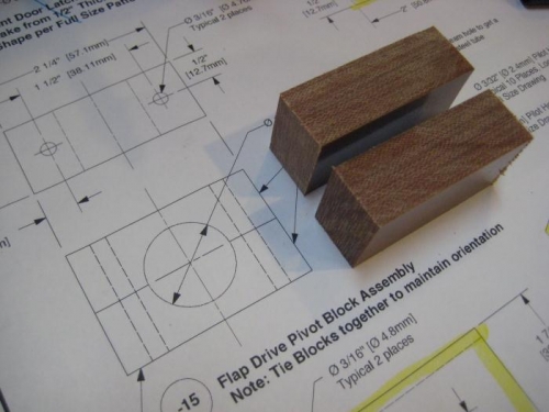 The blocks are oriented with the shiny faces facing one another